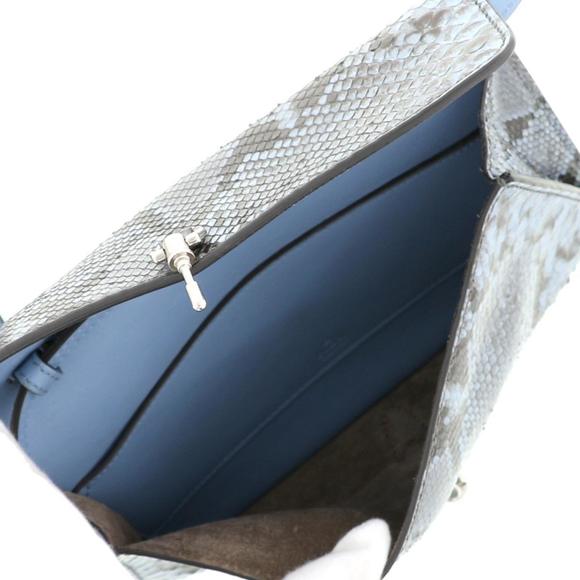 Gucci Python Shoulder Bag Blue - Picture 6 of 6